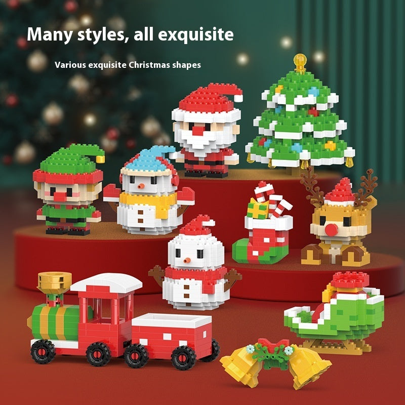 Christmas Day Series Snowman Assembly Blocks