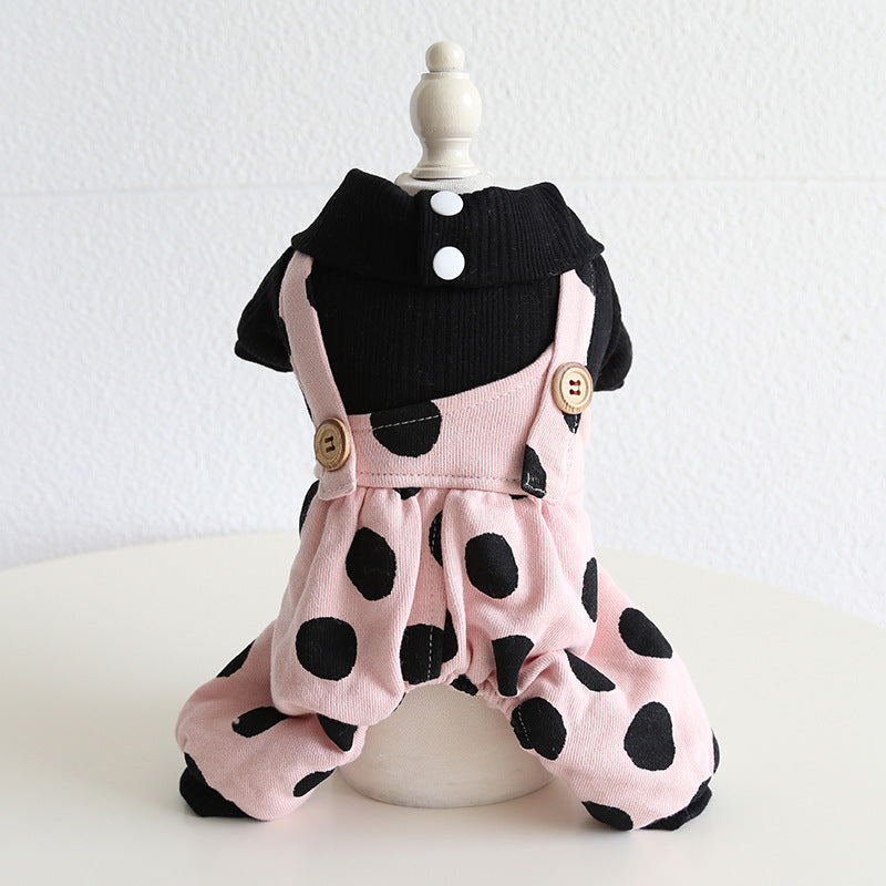 Petstyle Lapel Shoulder Strap Couple Clothes  Pet Clothes Dog Clothes