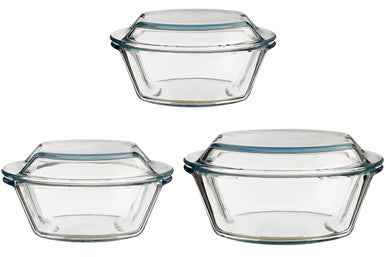 Set Of Three Casserole Dishes