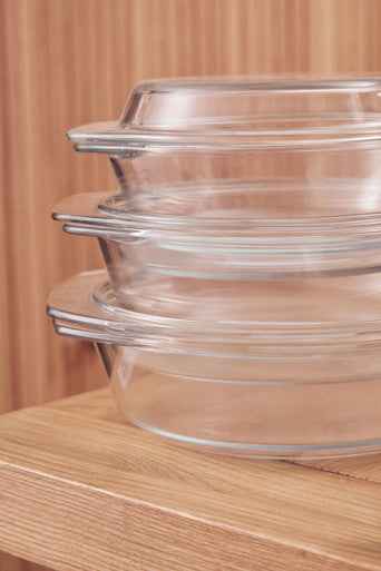 Set Of Three Casserole Dishes