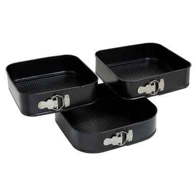 From Scratch Set Of Three Non Stick Square Cake Tins