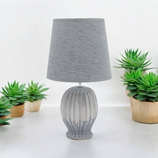 35CM HAND FINISHED LAMP AND SHADE