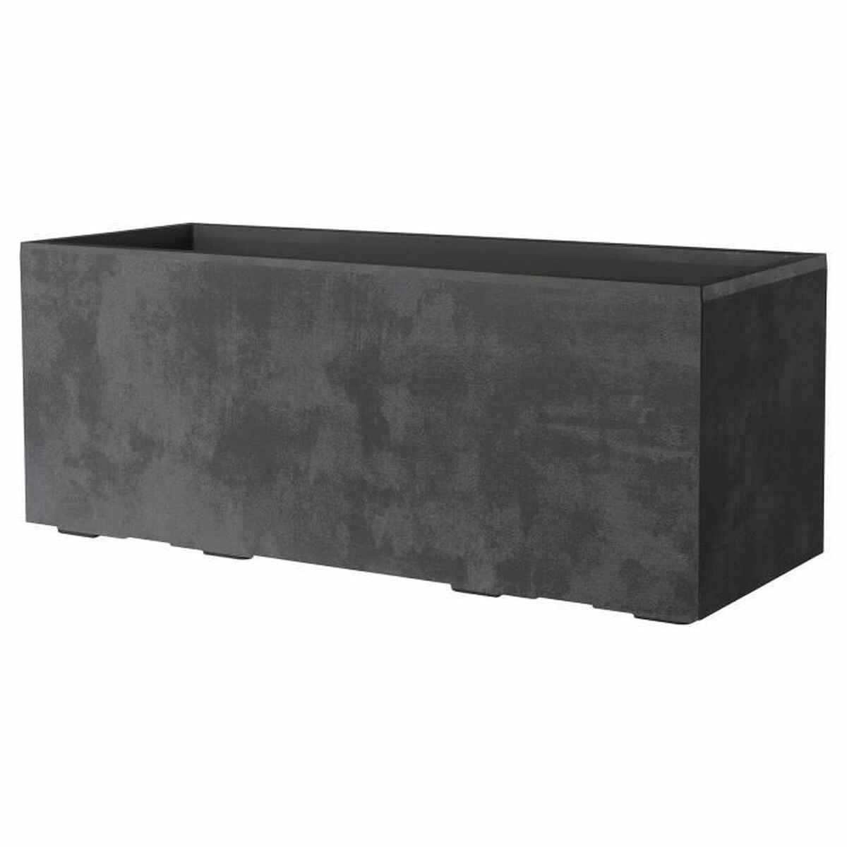 Plant pot Deroma Anthracite 99 cm Plastic Rectangular Modern