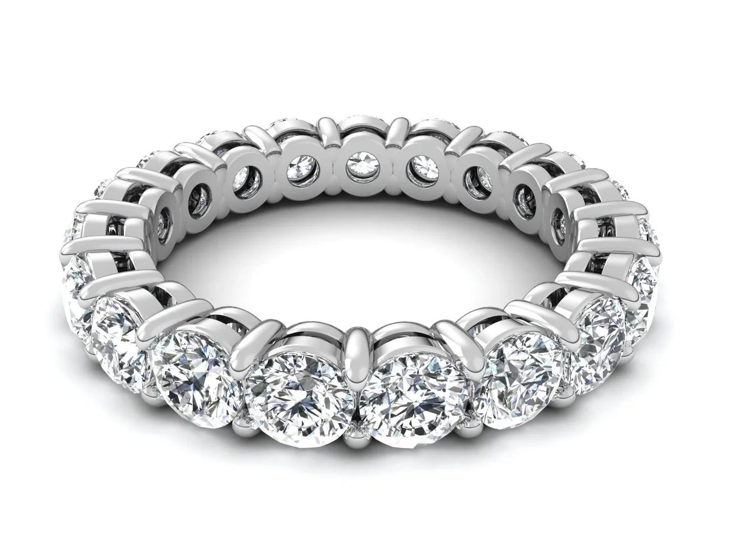 3mm Round Diamonds Eternity Band