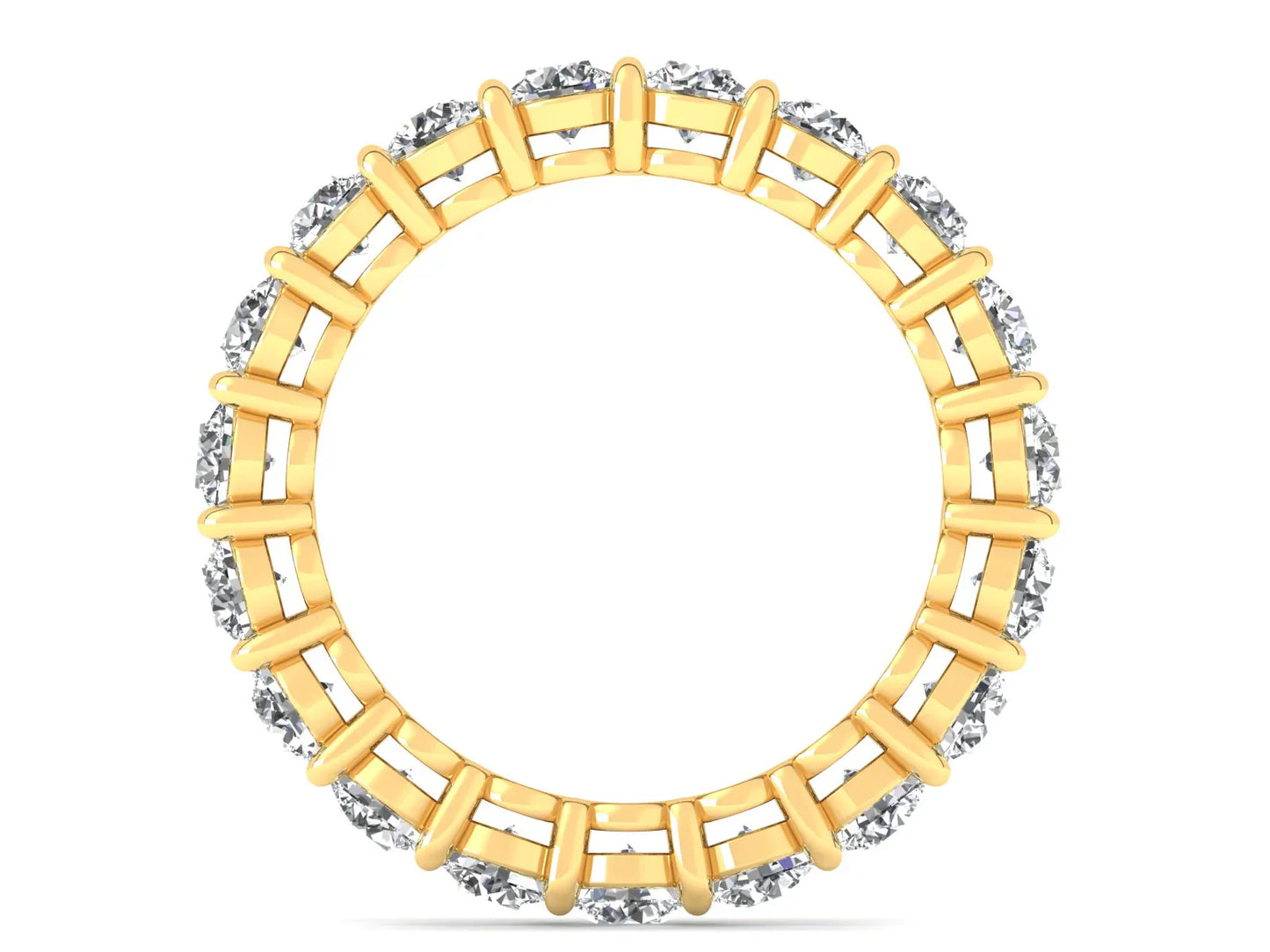 3mm Round Diamonds Eternity Band