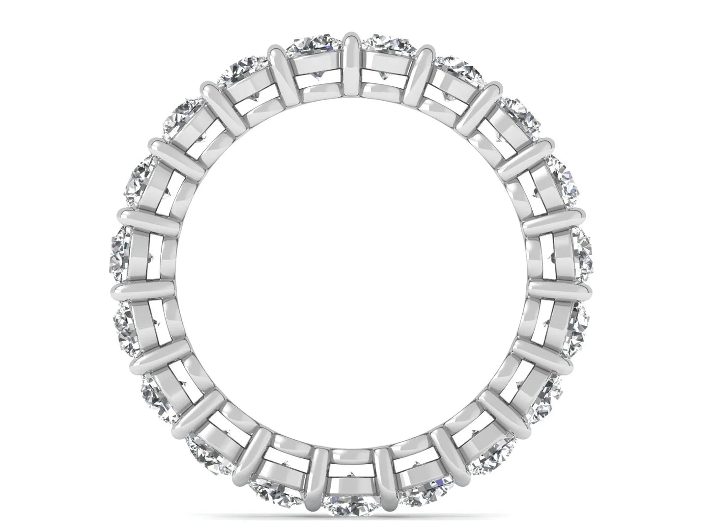 3mm Round Diamonds Eternity Band