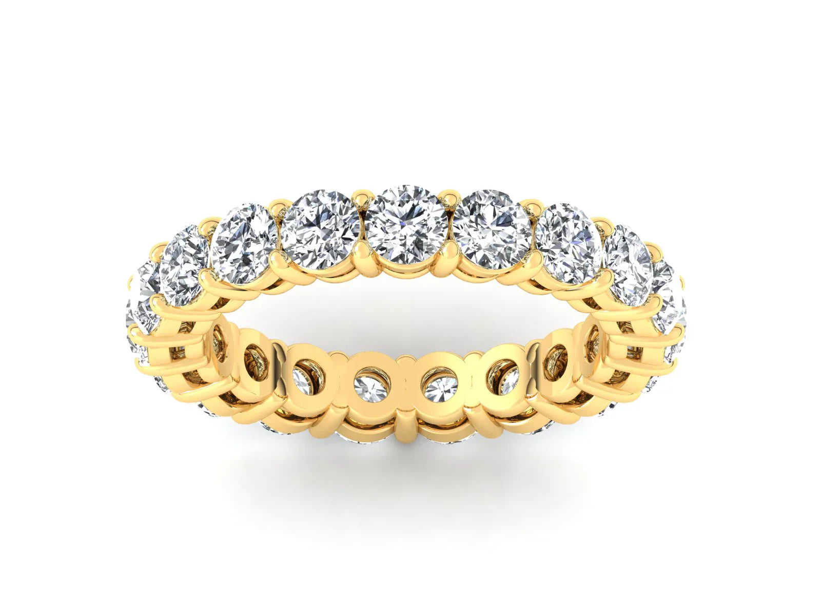3mm Round Diamonds Eternity Band