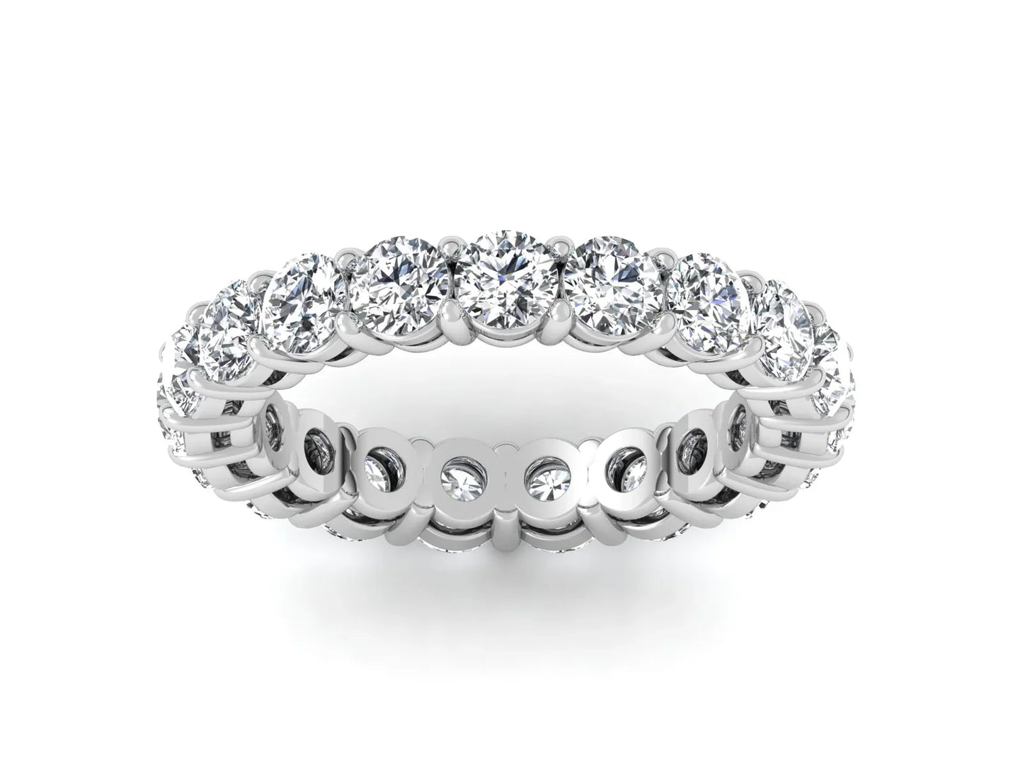 3mm Round Diamonds Eternity Band