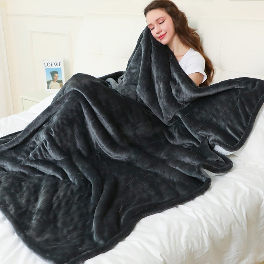 SlumberEase Smart Heating Blanket – Adjustable Temperature Warming Cover