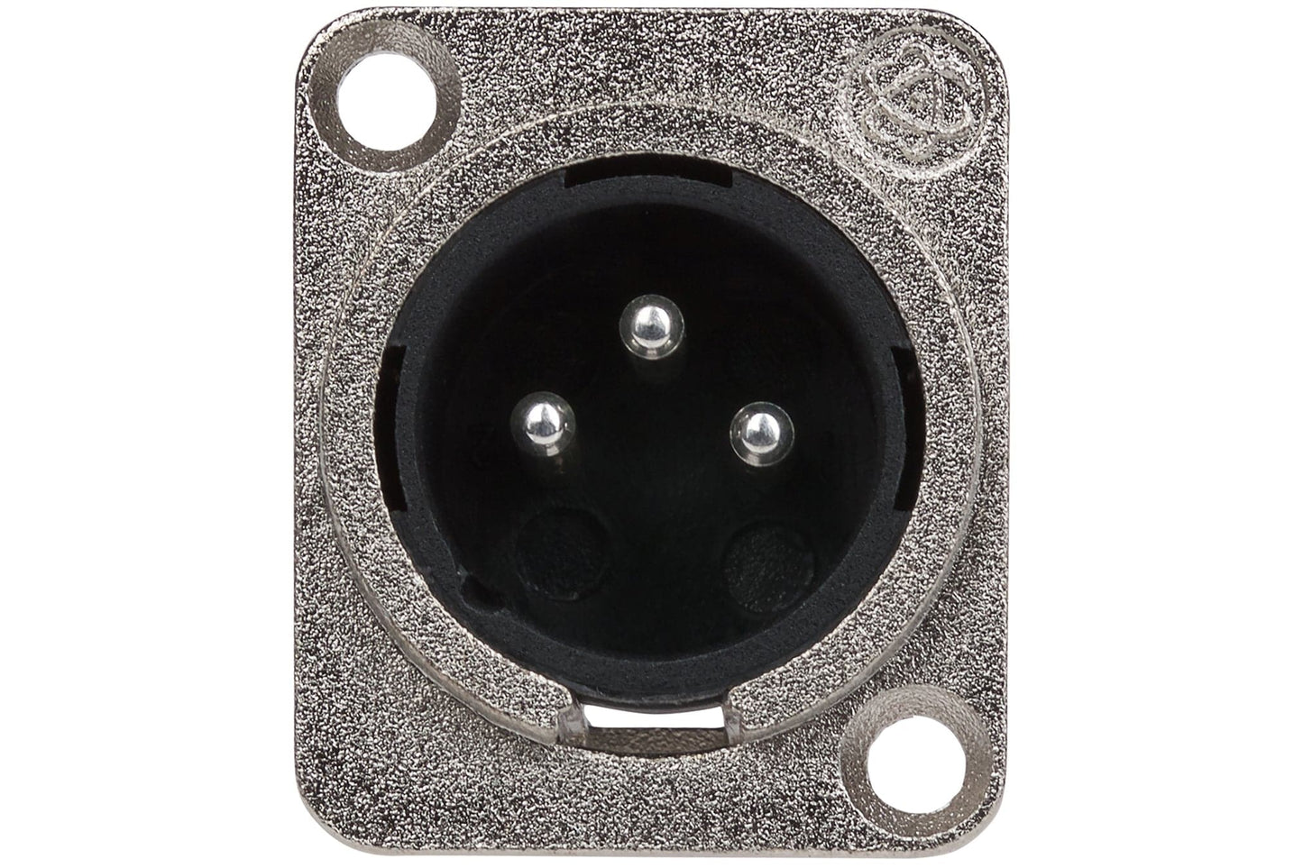 Maplin 3 Pole Nickel XLR Chassis Plug