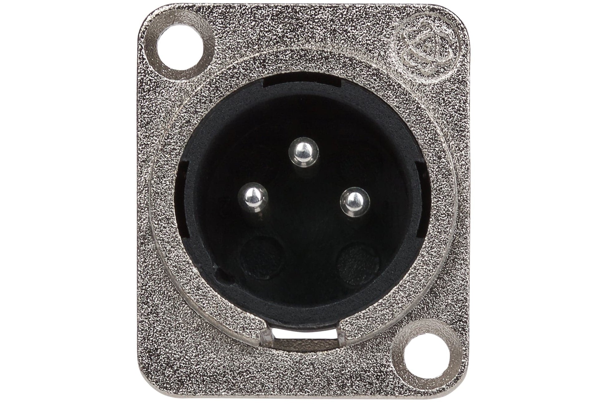 Maplin 3 Pole Nickel XLR Chassis Plug