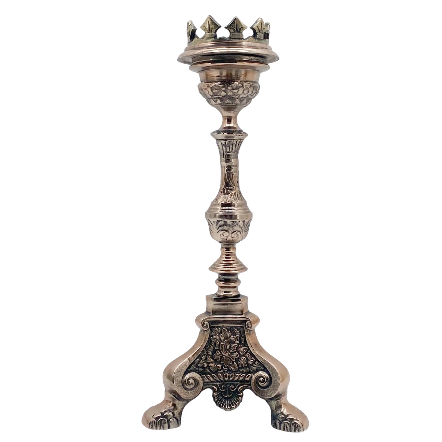 45CM ALUMINIUM GOTHIC CANDLE HOLDER