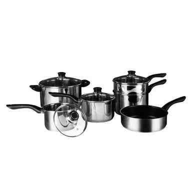 Crosse 6Pc Stainless Steel Cookware Set