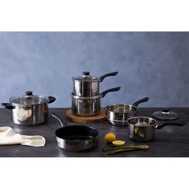 Crosse 6Pc Stainless Steel Cookware Set