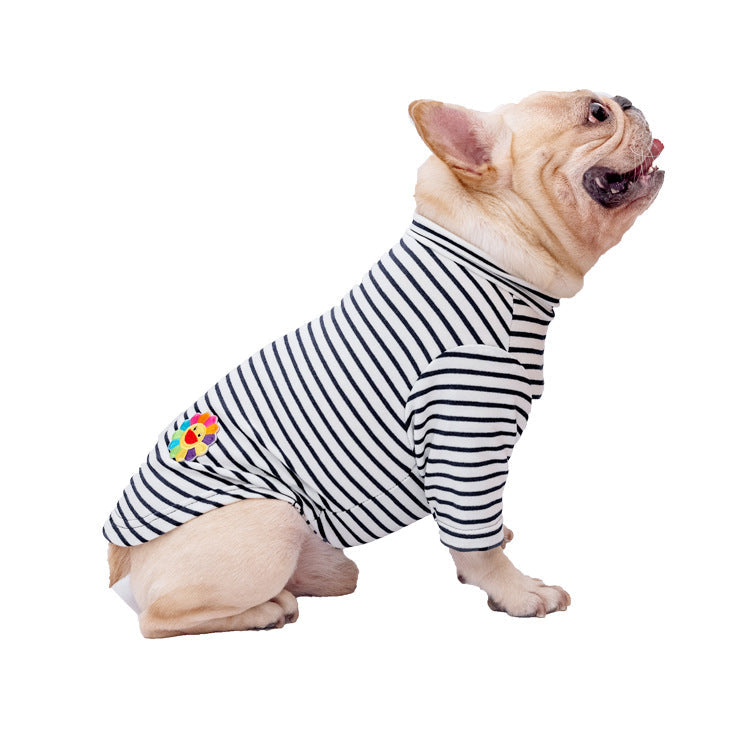 Cotton Stretch Four-legged Cat And Dog Clothes Autumn And Winter One-piece Four-leg Suspenders
