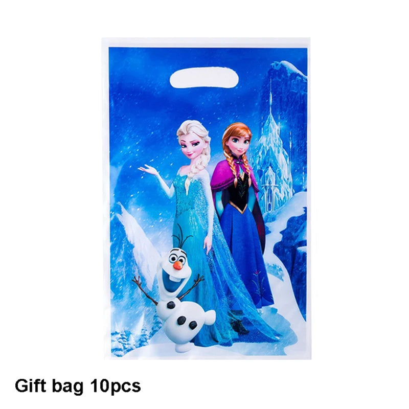 Frozen Anna Elsa Party Supplies – Disposable Plates Cups Napkins Balloons