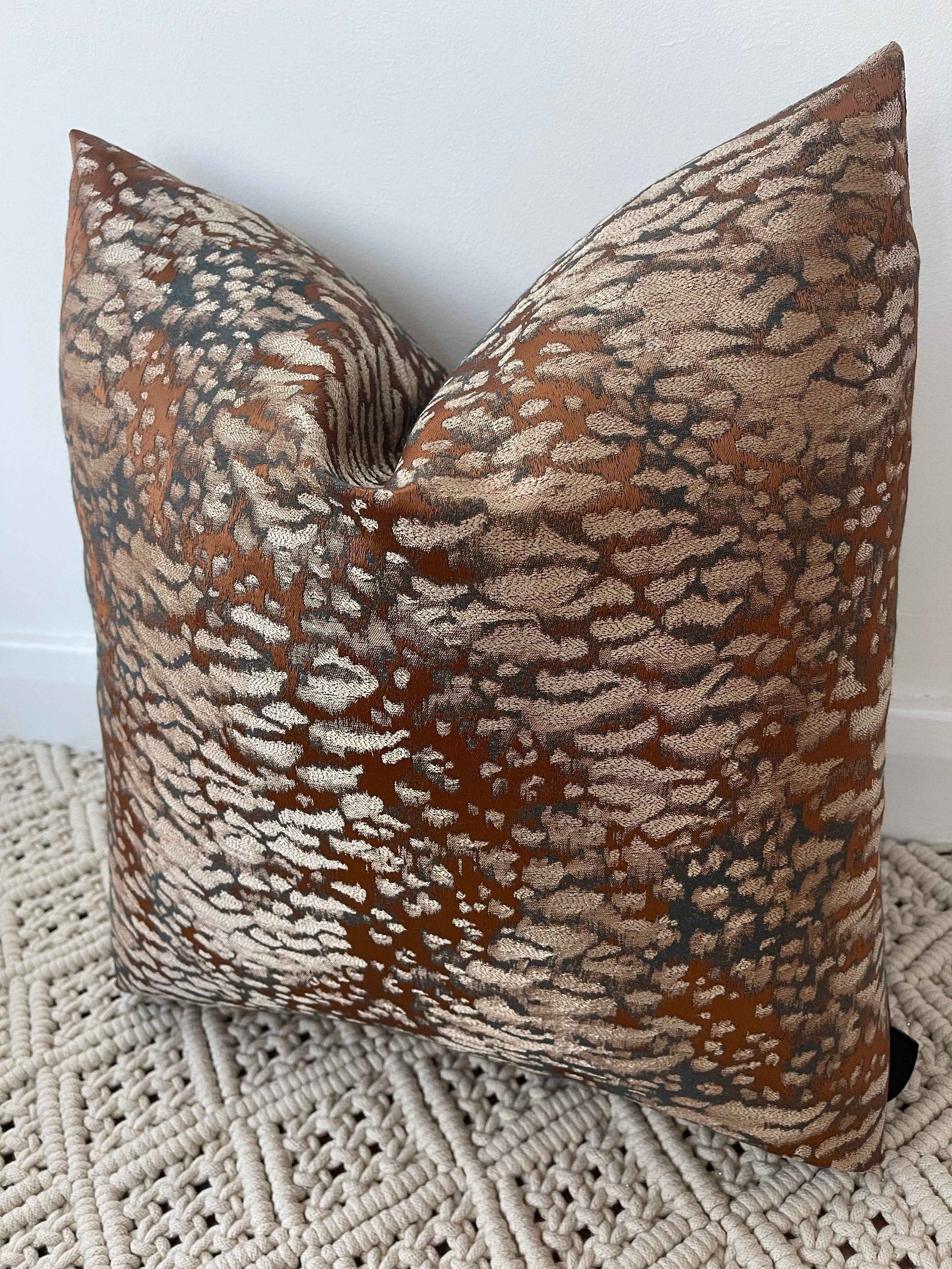 Pre-order - The Couture Cushion - The Bronze Leopard - Style No. 191