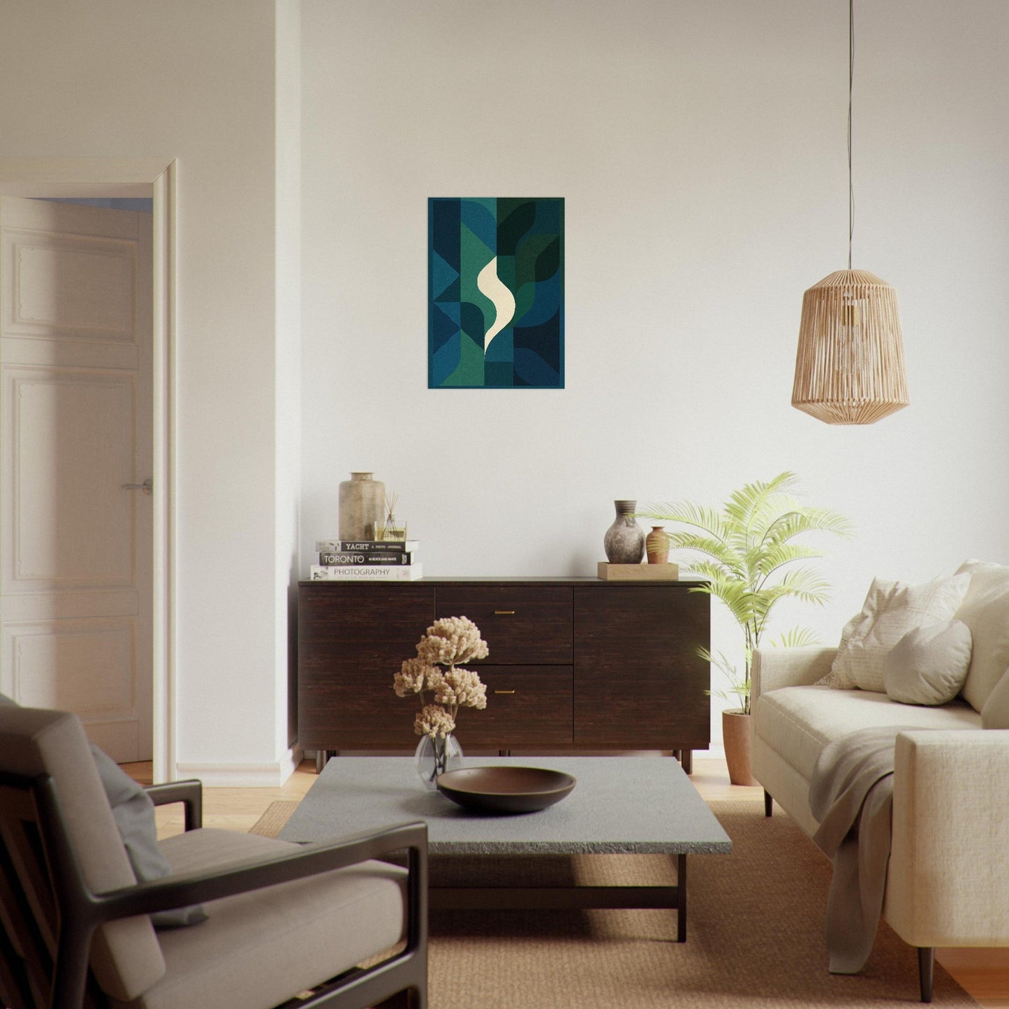 Abstract Night - Premium Matte Paper Poster