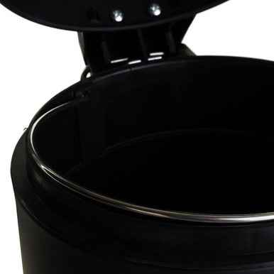 3Ltr Matte Black Pedal Bin