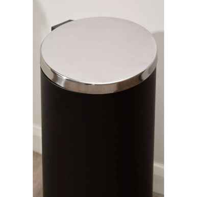 Miller 30Ltr Matt Black Pedal Bin
