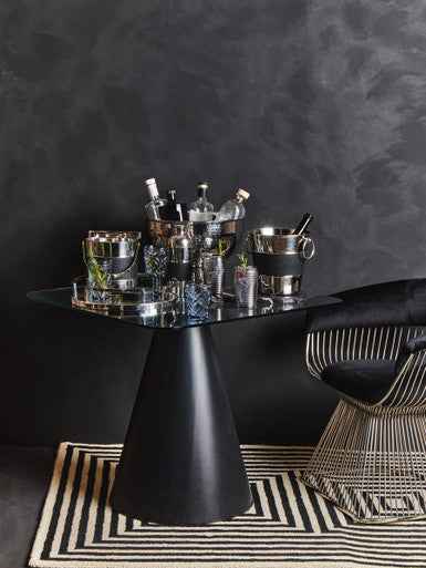 Mixology Silver Finish Ice Bucket With Tongs