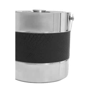 Mixology Silver Finish Ice Bucket With Tongs