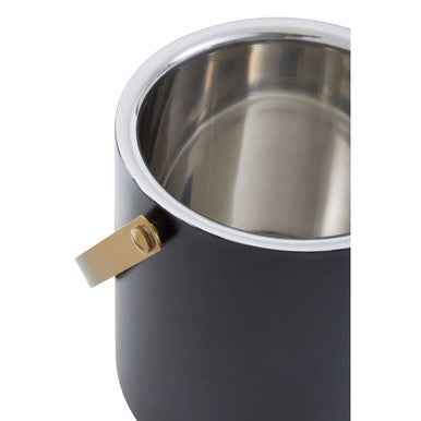 Mixology Black And Gold Finish Ice Bucket