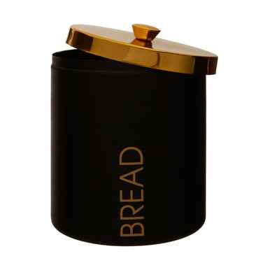 Liberty Black Enamel Finish Bread Bin