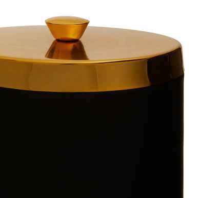 Liberty Black Enamel Finish Bread Bin