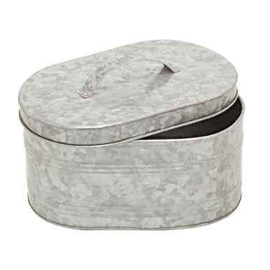 Drummond Galvanised Steel Bread Bin