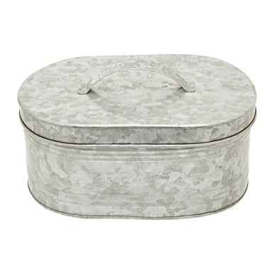 Drummond Galvanised Steel Bread Bin