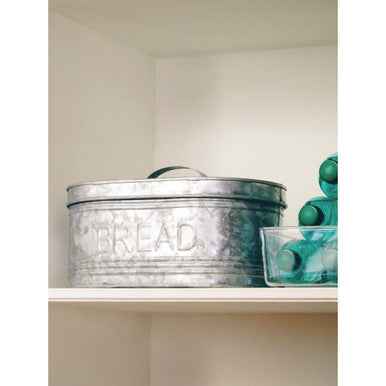 Drummond Galvanised Steel Bread Bin