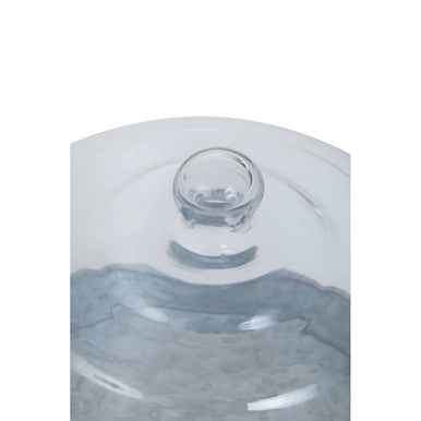 Drummond Galvanised Steel Cake Plate With Glass Cover