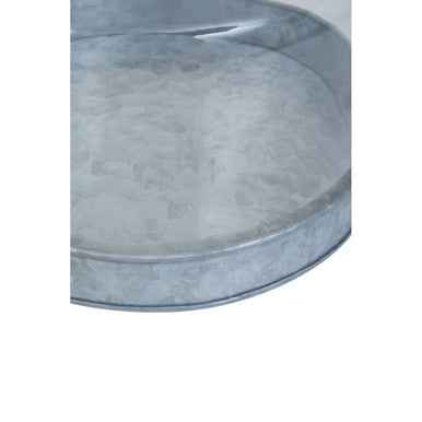 Drummond Galvanised Steel Cake Plate With Glass Cover
