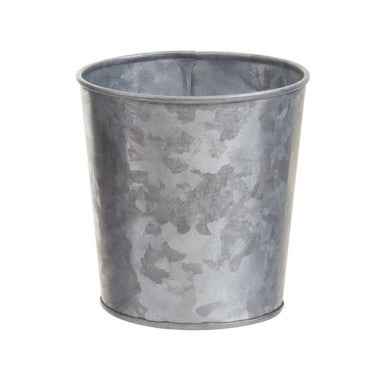 Drummond Set Of Three Galvanised Steel Flower/Herb Pots With Tray