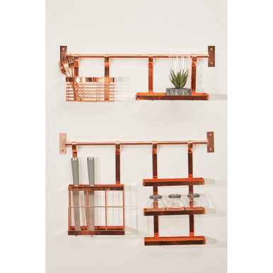 Sorello Rose Gold Three Level Hanging Rack
