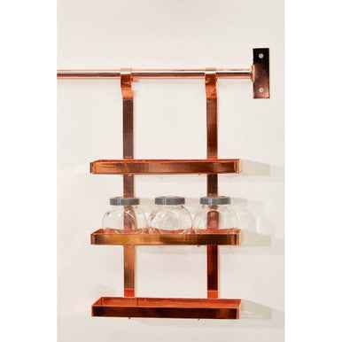 Sorello Rose Gold Three Level Hanging Rack