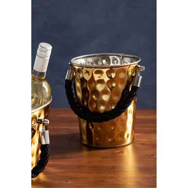 Miressa Small Gold Finish Party Bucket