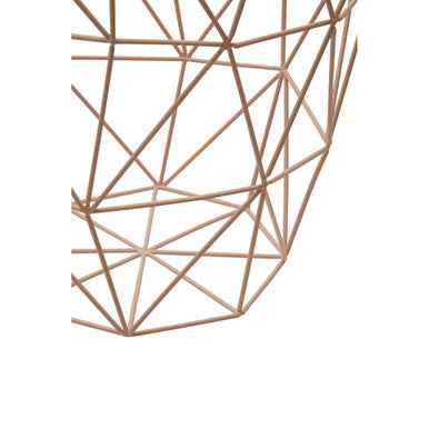 Vertex Pink Finish Storage Basket