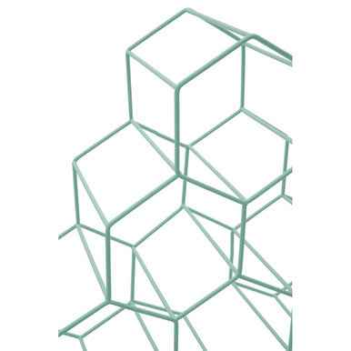 Vertex 6 Bottles Green Finish Wine Rack