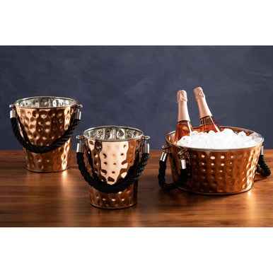 Miressa Small Copper Finish Party Bucket