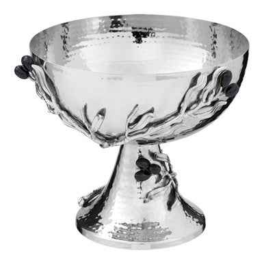 Miressa Grapes Fruit Bowl With Pedestal Base
