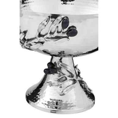 Miressa Grapes Fruit Bowl With Pedestal Base