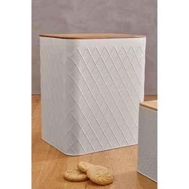 Rhombus Rectangular Storage Canister