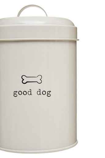 Adore Pets 1.2Ltr Good Dog Grey Food Storage Canister
