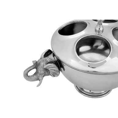 4 Bottles Elephant Wine Cooler With Lid
