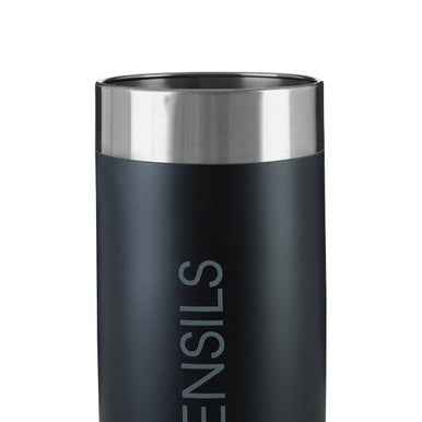 Black Enamel Utensils Holder