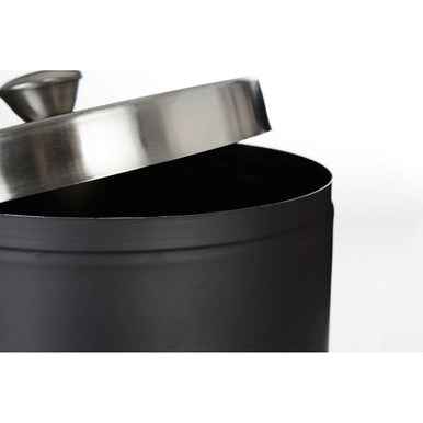 Black Enamel Bread Bin