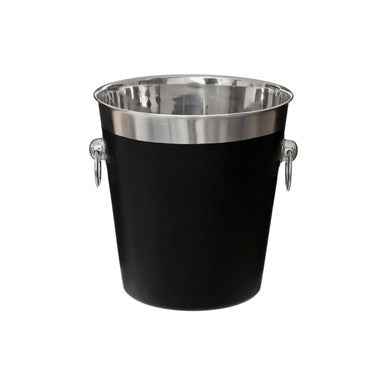 Black Enamel Champagne Bucket
