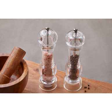 Cody Large Acrylic Salt And Pepper Mill Set